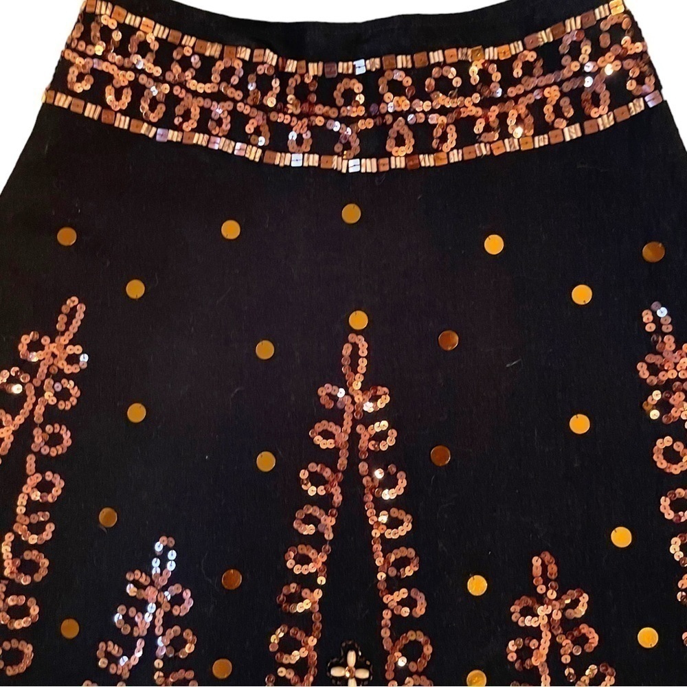 Amazing 🤩 Paris Paris Skirt in brown and gold sequins - Picture 5 of 12